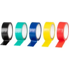   Szalag Strend Pro, 19 mm, L-5 m, PVC, max. 80°C, 600V, szigetelő, különböző színek, ragasztó, csomag