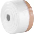 Fólia takaró Strend Pro, 550 mm, H-30 m, PE, festő, szövet ragasztószalaggal, padlóra takaró