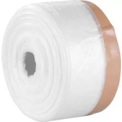   Fólia takaró Strend Pro, 550 mm, H-30 m, PE, festő, szövet ragasztószalaggal, padlóra takaró