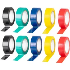   Szalag Strend Pro, 19 mm, L-10 m, PVC, max. 80°C, 600V, szigetelő, különböző színek, ragasztó, csoma