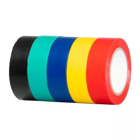 Szalag Strend Pro, 19 mm, L-10 m, PVC, max. 80°C, 600V, szigetelő, különböző színek, ragasztó, csoma