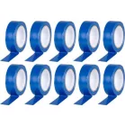 Szalag Strend Pro, 19 mm, L-10 m, max. 80°C, 600V, kék, szigetelő, ragasztó, PVC, csomag 10 db