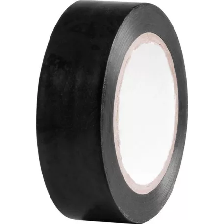 Szalag Strend Pro, 19 mm, L-10 m, max. 80°C, 600V, fekete, szigetelő, ragasztó, PVC, csomag 10 db