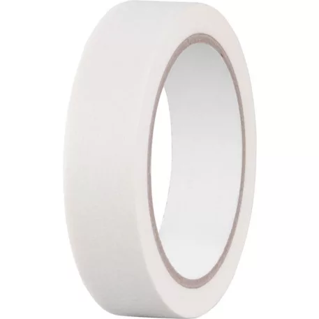 Szalag Strend Pro, 25 mm, L-25 m, Krepp, festő, maszkoló, ragasztó, fehér