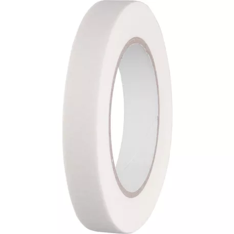 Szalag Strend Pro, 19 mm, L-50 m, Krepp, festő, maszkoló, ragasztó, fehér