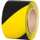 Szalag Strend Pro, 80 mm, L-250 m, PE, figyelmeztető, sárga/fekete