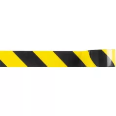   Szalag Strend Pro, 80 mm, L-250 m, PE, figyelmeztető, sárga/fekete