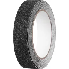   Szalag Strend Pro, 25 mm, L-5 m, ragasztó, csúszásgátló, extra tartós, fekete