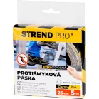 Szalag Strend Pro, 25 mm, L-5 m, ragasztó, csúszásgátló, extra tartós, fekete/sárga