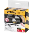 Szalag Strend Pro, 50 mm, L-5 m, ragasztó, csúszásgátló, extra tartós, fekete/sárga
