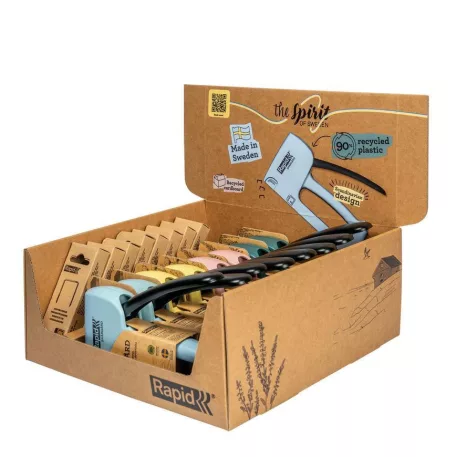 Tűzőgép RAPID Spirit of Sweden, R53, kézi,  8x tűző + 8x kapocs