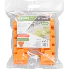 Klippek fólia rögzítéséhez Strend Pro, palántanevelőkhöz, fóliasátrakhoz, átmérő 13 mm, csomag. 10 d