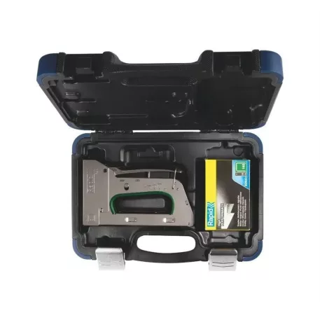 Tűzőgép RAPID R34, koffer, kapcsok 140 típus, 6-14 mm