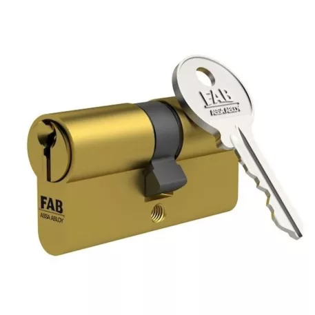 FAB HOME 1.00*/D 30+35 zárbetét, 3 kulcs, sárgaréz, bliszter