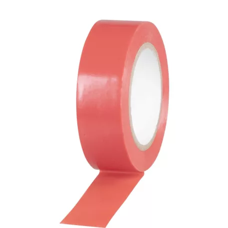 Strend Pro szigetelő ragasztószalag, 19 mm, H-10 m, max. 80°C, 600V, piros, öntapadó, PVC, 10 db-os csom
