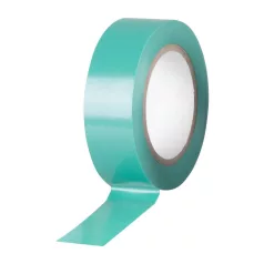   Strend Pro szigetelő ragasztószalag, 19 mm, 10 m hossz, max. 80C, 600V, zöld, PVC, 10 db-os csom