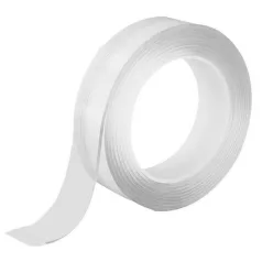   Strend Pro Kétoldalú ragasztószalag, 30 mm, H-2 m, átlátszó, NANO