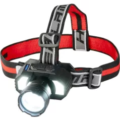   Fejlámpa Strend Pro XL121807, LED, 900 lm, ZOOM, 1800 mAh, USB töltés