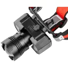 Fejlámpa Strend Pro XL121807, LED, 900 lm, ZOOM, 1800 mAh, USB töltés