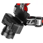 Fejlámpa Strend Pro XL121807, LED, 900 lm, ZOOM, 1800 mAh, USB töltés