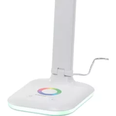   Lámpa Strend Pro, asztali, érintésvezérlés, fényerőszabályozás, RGB, háttérvilágítású talp, 4 W, feh