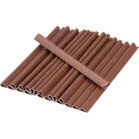 Klippek Strend Pro EUROSTANDARD, árnyékoló szalag rögzítéséhez 19 cm, mahagóni barna, RAL8016, 20 db