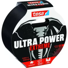   Szalag tesa® Ultra Power Extreme, javító, PE, fekete, 50 mm, H-10 m
