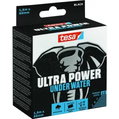   Szalag tesa® Ultra Power Under Water, javító, vízálló, fekete, 50 mm, H-1,5 m