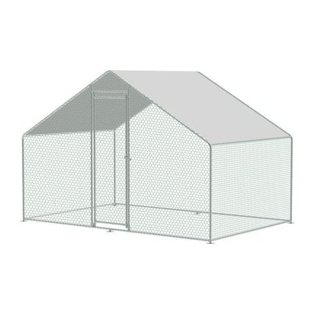 Tyúkól Strend Pro, baromfi számára, röpde, ketrec, tyúkház, tetővel, 3x2x2 m