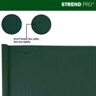 Kerítés Ence DF13, PVC 900 mm, L-3 m, zöld, 1300g/m2, UV