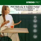 Kerítés Ence DF13, PVC 900 mm, L-3 m, zöld, 1300g/m2, UV