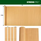 Kerítés Ence DF13, PVC 900 mm, L-3 m, bambusz, 1300g/m2, UV