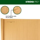 Kerítés Ence DF13, PVC 900 mm, L-3 m, bambusz, 1300g/m2, UV