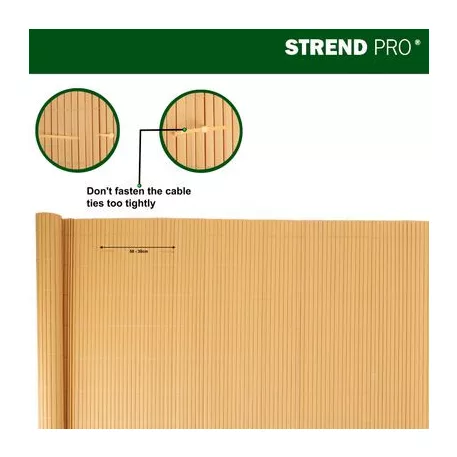 Kerítés Ence DF13, PVC 900 mm, L-3 m, bambusz, 1300g/m2, UV