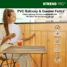 Kerítés Ence DF13, PVC 900 mm, L-3 m, bambusz, 1300g/m2, UV