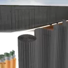 Kerítés Ence DF13, PVC 900 mm, L-3 m, antracit, 1300g/m2, UV