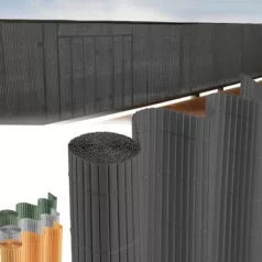   Kerítés Ence DF13, PVC 900 mm, L-3 m, antracit, 1300g/m2, UV