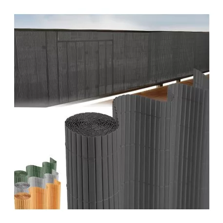 Kerítés Ence DF13, PVC 900 mm, L-3 m, antracit, 1300g/m2, UV