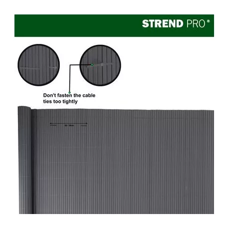 Kerítés Ence DF13, PVC 900 mm, L-3 m, antracit, 1300g/m2, UV