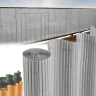 Kerítés Ence DF13, PVC 900 mm, L-3 m, világosszürke, 1300g/m2, UV