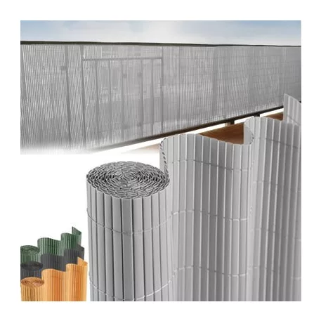 Kerítés Ence DF13, PVC 900 mm, L-3 m, világosszürke, 1300g/m2, UV