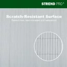 Kerítés Ence DF13, PVC 900 mm, L-3 m, világosszürke, 1300g/m2, UV