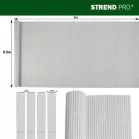 Kerítés Ence DF13, PVC 900 mm, L-3 m, világosszürke, 1300g/m2, UV