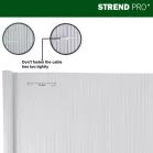 Kerítés Ence DF13, PVC 900 mm, L-3 m, világosszürke, 1300g/m2, UV