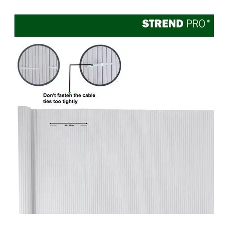 Kerítés Ence DF13, PVC 900 mm, L-3 m, világosszürke, 1300g/m2, UV