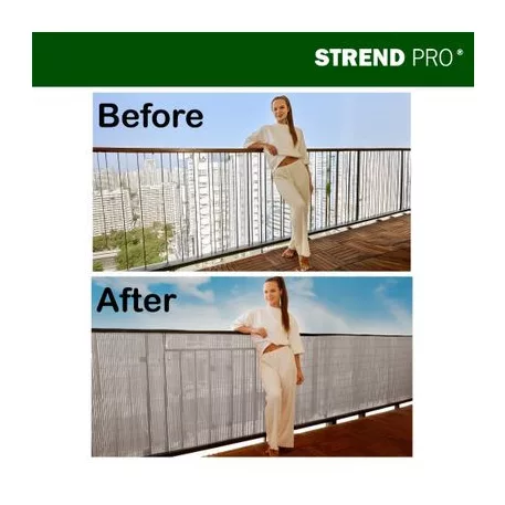 Kerítés Ence DF13, PVC 900 mm, L-3 m, világosszürke, 1300g/m2, UV