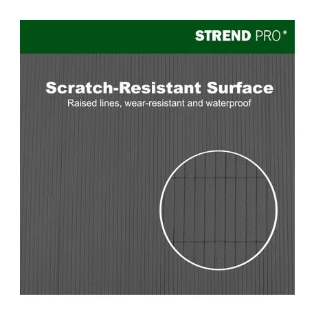 Kerítés Ence DF13, PVC 1000 mm, L-3 m, antracit, 1300g/m2, UV