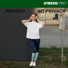 Kerítés Ence DF13, PVC 1500 mm, L-3 m, antracit, 1300g/m2, UV