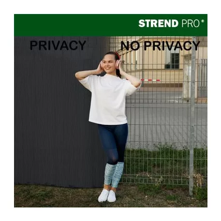 Kerítés Ence DF13, PVC 1500 mm, L-3 m, antracit, 1300g/m2, UV