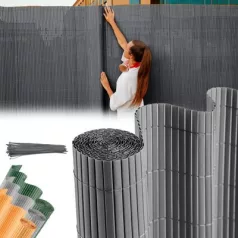   Kerítés Ence DF13, PVC 2000 mm, L-3 m, antracit, 1300g/m2, UV